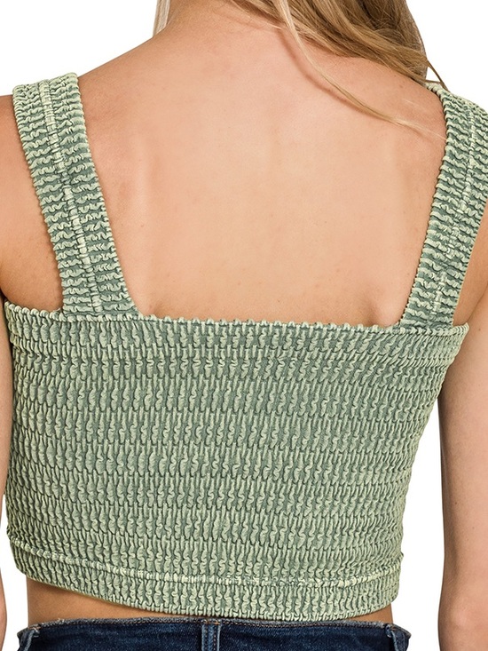 The “ Love Poem Cropped “ Bralette Crop Tank | Various Colors - Picture 6 of 8